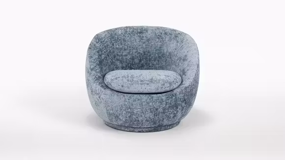 Fotoliu rotativ Terrasini Textil Light Grey