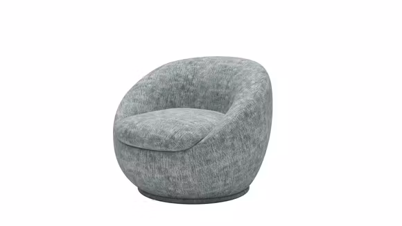 Fotoliu rotativ Terrasini Textil Light Grey