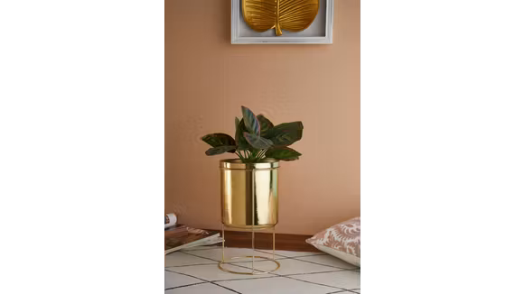 Ghiveci Cu Suport Tub Gold Large