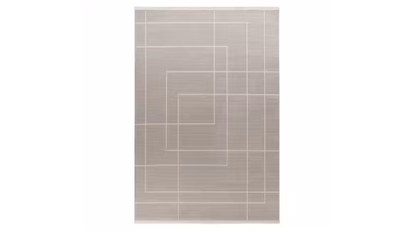Covor Elif argint 160x230 cm, design abstract, finisaj 401 Silver