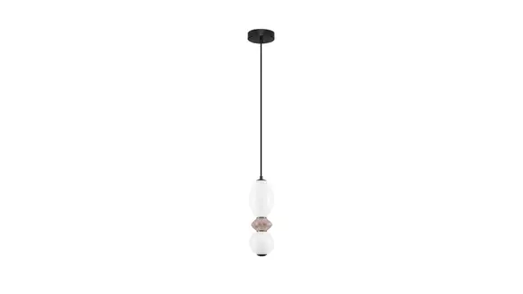 Lustra moderna Pallina cu structura metalica neagra