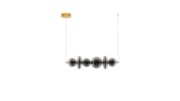 Lustra decorativa Navi cu structura aurie