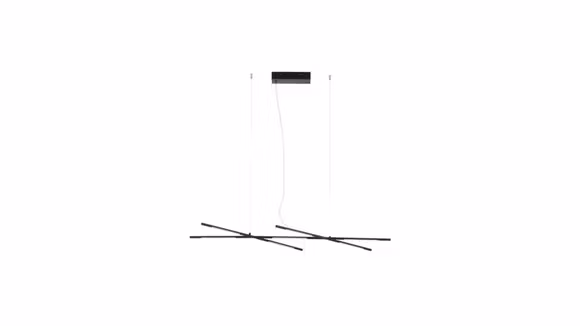 Lustra moderna Raccio Black suspendata