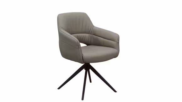 Scaun rotativ Jose Piele Grey