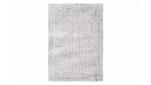 Covor Mad Men Jacob's Ladder Black and White 170x240, cu design modern abstract si contrast alb-negru.