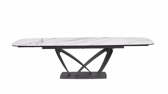 Masa extensibila Raval Ceramica White Marble 190(290)X98