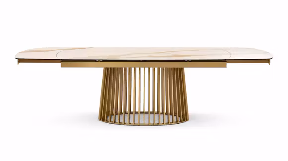 Masa extensibila Rondo Ceramica Golden Calacatta 180(260)x90