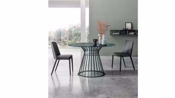 Masa rotunda Brigitte Matt Myrtle 120x75 cm