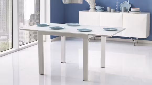 Masa Extensibila Nuovo Banner Uno White