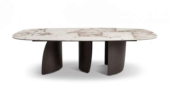 Masa ovala Barcelo Ceramica Mata FMG-003 240X100X76