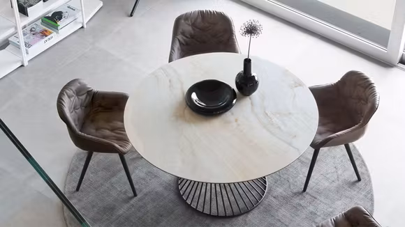 Masa Vortex rotunda ceramica 140