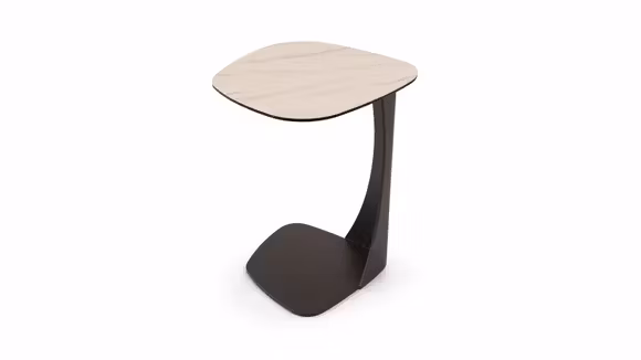 Masuta de cafea Gregory Ceramica Gold Silk Jade 49x49 cm
