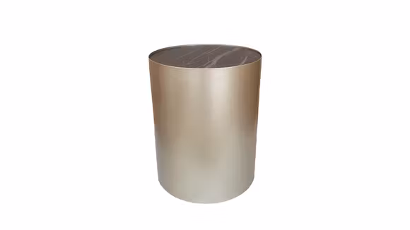 Masuta de cafea Lima Ceramica Matte Golden Black/Golden 40x50