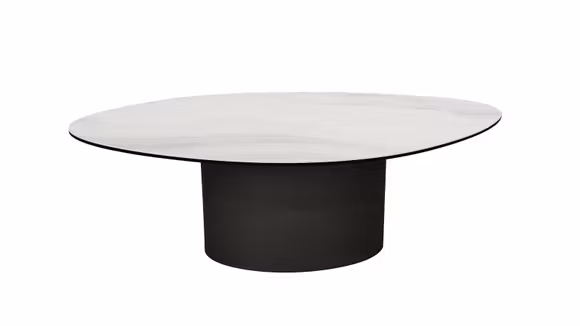 Masuta de cafea Sempere Ceramica KL-171 + Picior Bronz 120x72x38