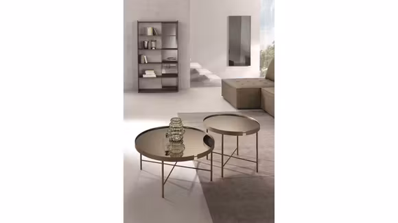 Masuta de cafea Chris Corten/Bronzo, produs expus, cu design minimalist si modern.