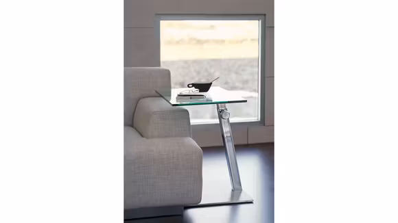 Masuta de cafea dreptunghiulara Lap Chrome 60x40