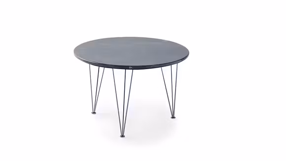 Masuta de cafea Flamingo Round Emperador/Carbon 50 cm