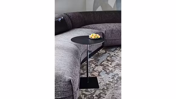 Masuta de cafea rotunda Step Black