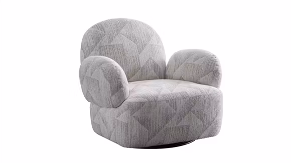 Fotoliu rotativ Melissa textil Grey