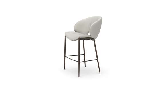 Scaun de bar Miranda ML A piele Canova