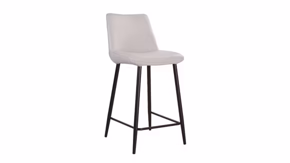 Scaun de bar Montana, piele Linea Light Grey