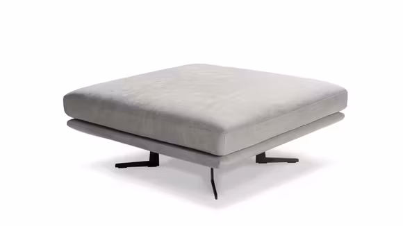 Pouf Chamonix Selma Grigio