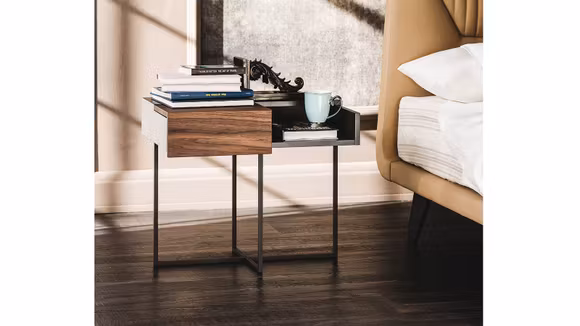 Noptiera Dante Graphite/Walnut Canaletto