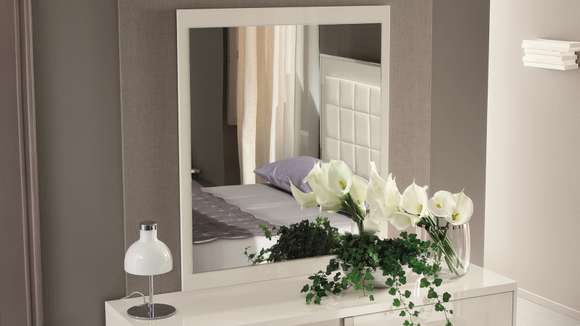 Oglinda Imperia White High Gloss