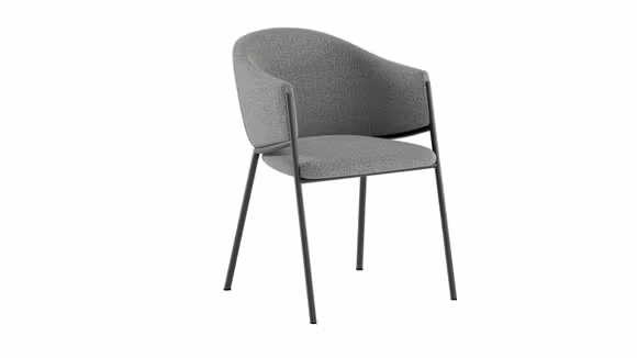 Scaun Medea Boucle Grigio