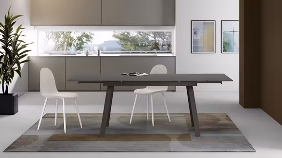 Masa extensibila Dylan Ceramico Marmo Grigio