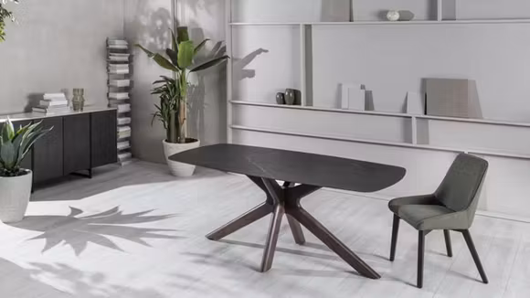 Masa Gemini Ceramica Marmo Nero 180x90 cm