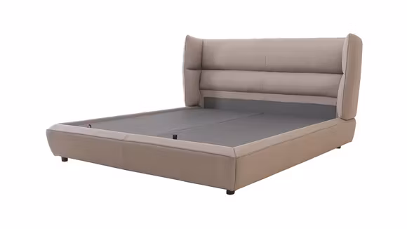 Pat cu lada electrica Merida 160x200 Piele Gri