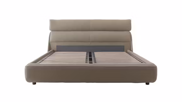 Pat Natalie cu lada depozitare 180x200 Piele Olive