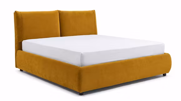 Pat Vera Advance Mustard 180x200 + Extra husa Grey Elephant cadou