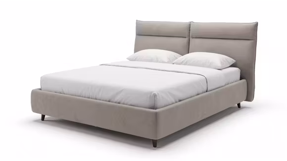 Pat Cefalu Antara Beige 160x200, cu somiera rabatabila si design elegant pentru dormitor.