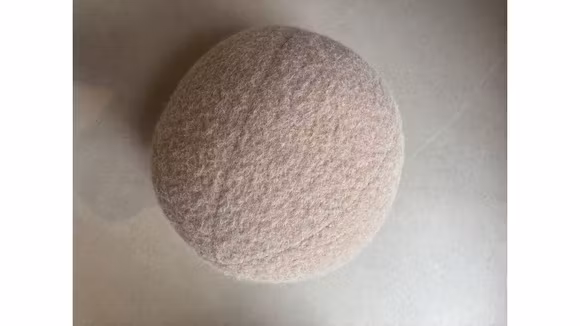 Pernuta decorativa rotunda 30x30 cm textil Bej