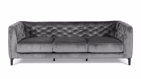 Canapea Liniara 3 locuri Maxi Piacere Brezza Dark Grey