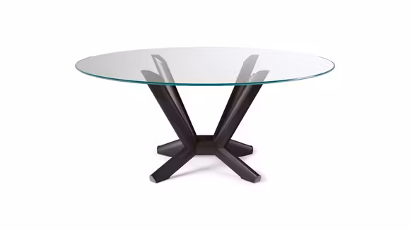 Masa rotunda Planer Clear Glass 160 cm