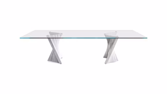 Masa Plisset Clear Glass 200 cm