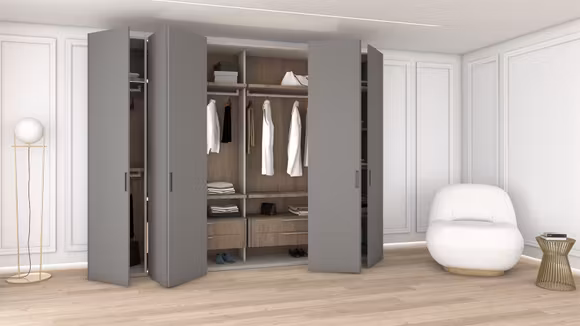 Dressing Poker Total View batant LED Matt Arena + Nobilitato Oxford Sand