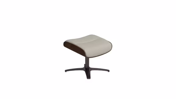 Pouf Galaxy Piele Niagara Gri