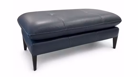 Pouf Monnalisa piele Touch, produs expus, cu design elegant si aspect rafinat.