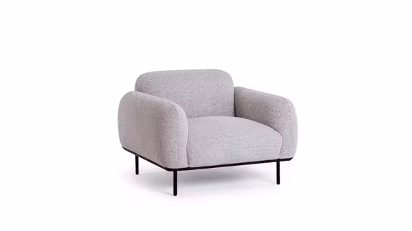 Fotoliu Jimmy textil Milan Grey