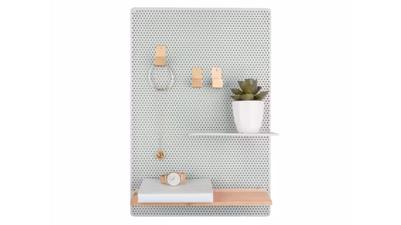 Panou Decorativ Cu Rafturi Perky Grey Jade