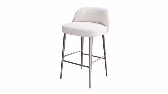 Scaun de bar Sion textil Dansk Cream