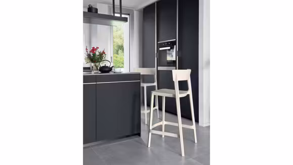 Scaun de bar Skin Matt Hemp