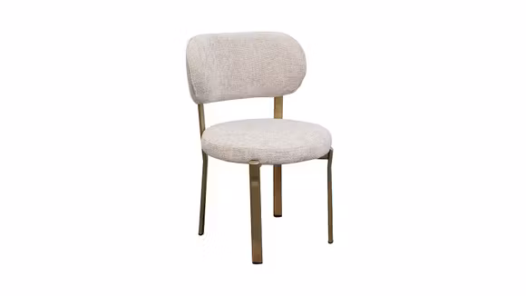 Scaun Fermin textil OTE-Wandy 111, structura Champagne Gold