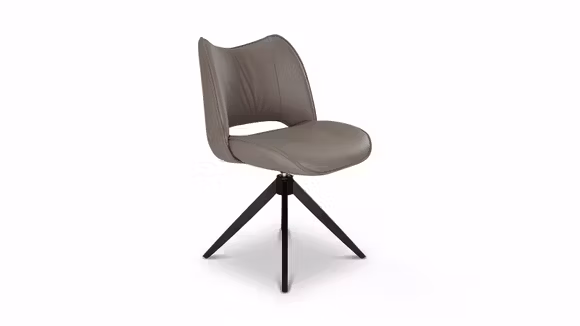 Scaun Memphis rotativ piele Grey