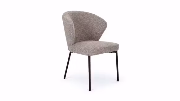 Scaun Miso textil Boucle Light Brown