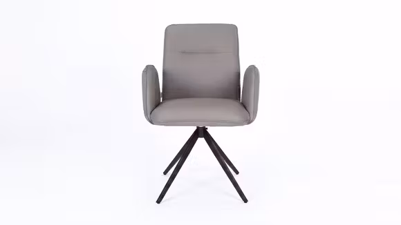 Scaun Nevada rotativ piele Grey